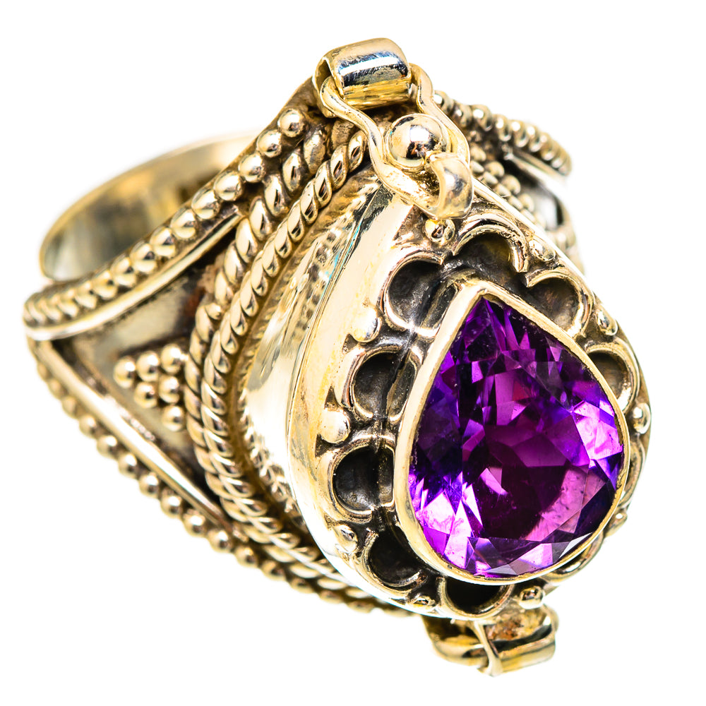 Brazilian Amethyst Rings handcrafted by Anasilvercos - RING117296 - Photo 2