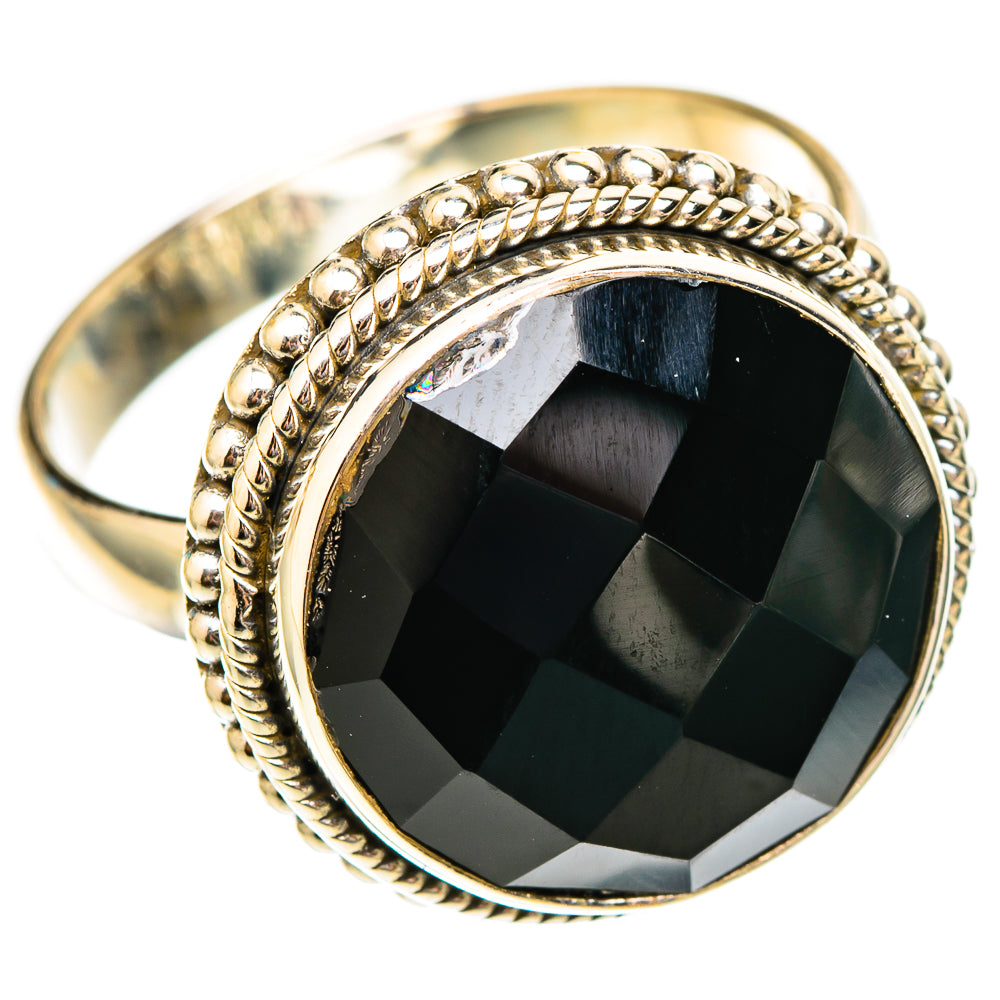 Black Onyx Rings handcrafted by Anasilvercos - RING117300 - Photo 2
