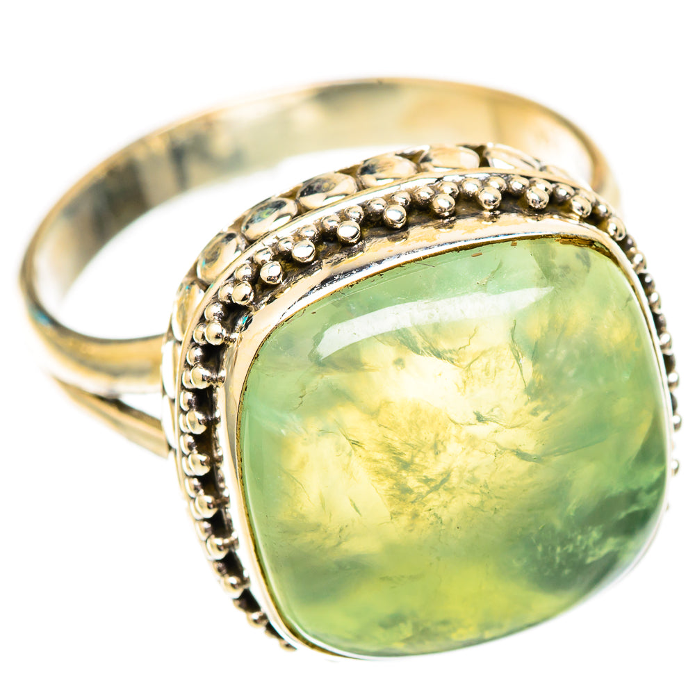 Prehnite Rings handcrafted by Anasilvercos - RING117316 - Photo 2