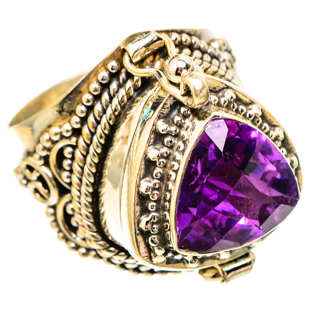 Brazilian Amethyst Rings handcrafted by Anasilvercos - RING117323 - Photo 2
