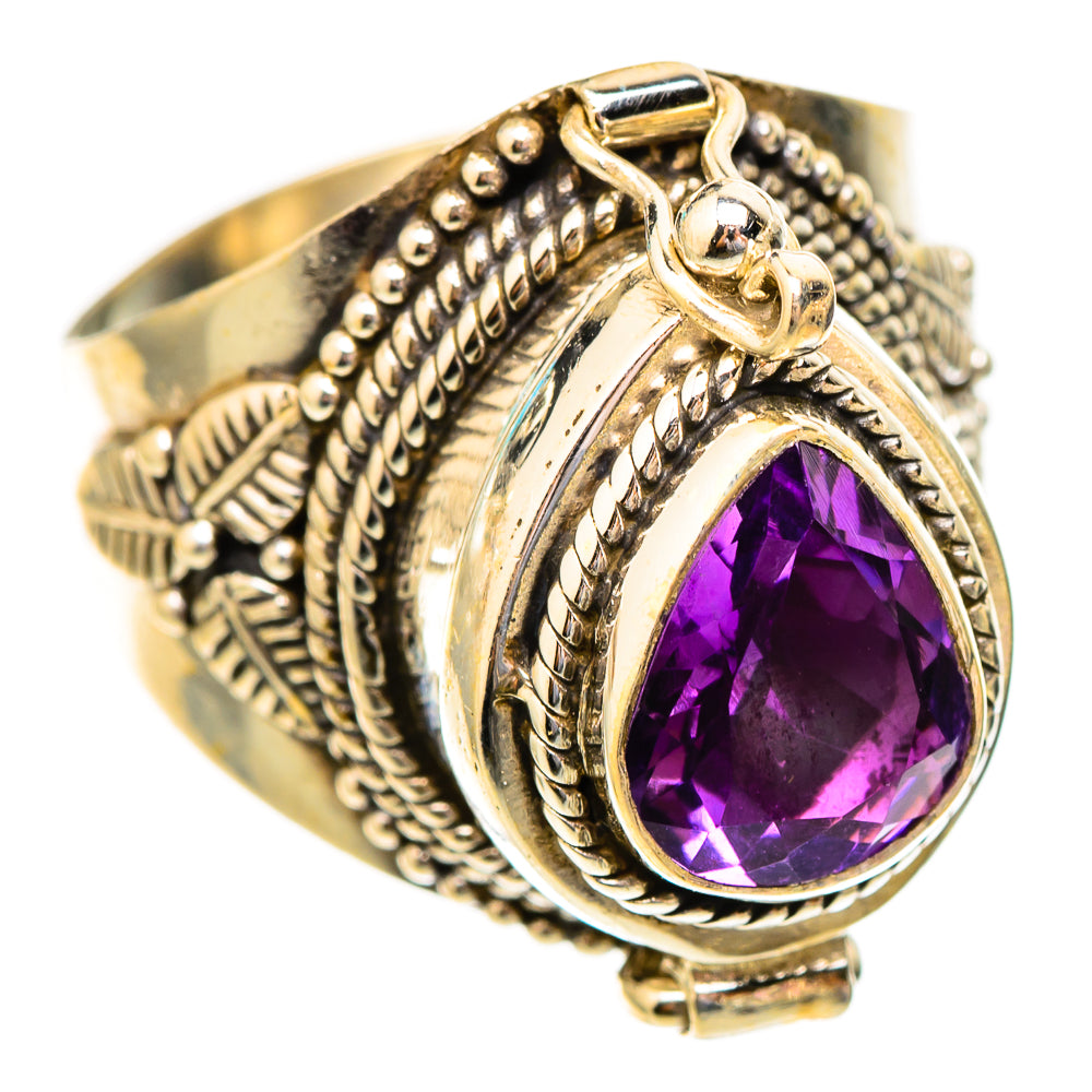 Brazilian Amethyst Rings handcrafted by Anasilvercos - RING117324 - Photo 2