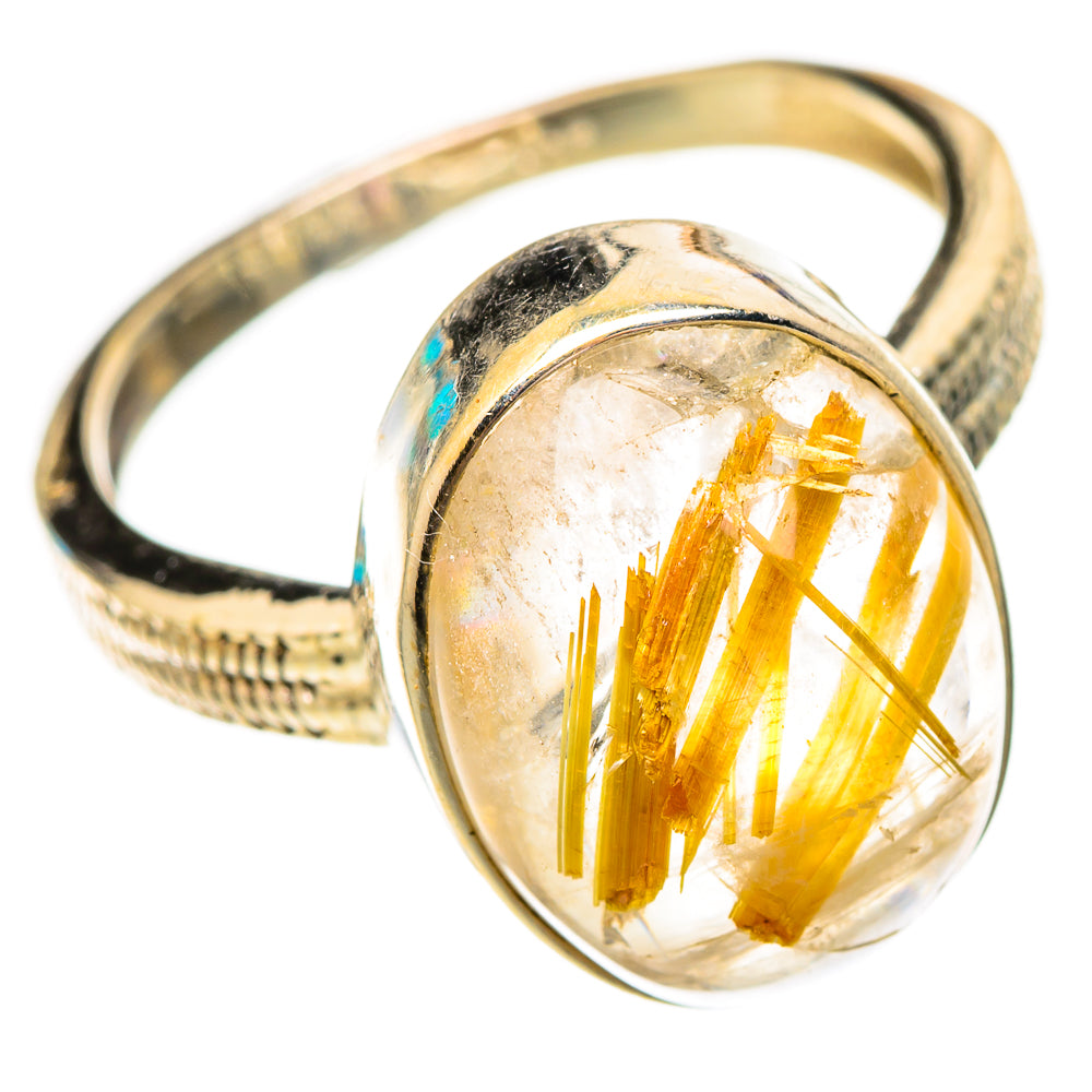 Rutilated Quartz Rings handcrafted by Anasilvercos - RING117326 - Photo 2