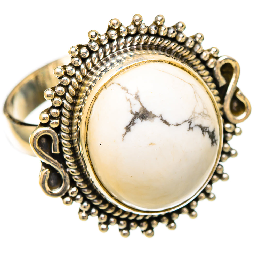 Howlite Rings handcrafted by Anasilvercos - RING117329 - Photo 2
