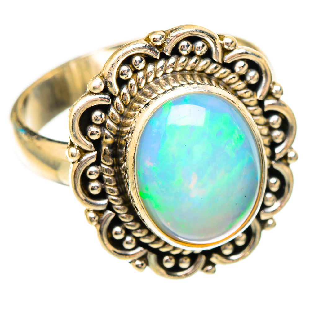 Ethiopian Opal Rings handcrafted by Anasilvercos - RING117333 - Photo 2