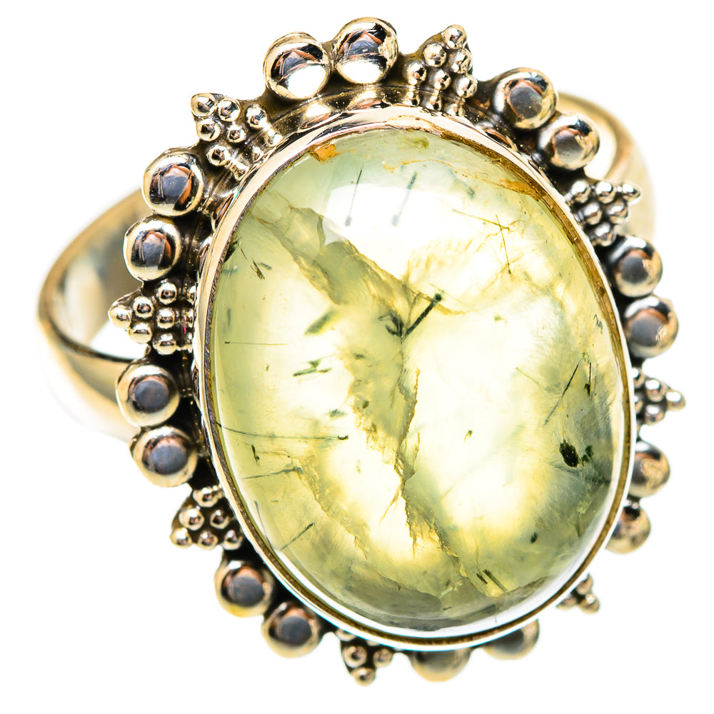 Prehnite Rings handcrafted by Anasilvercos - RING117340 - Photo 2