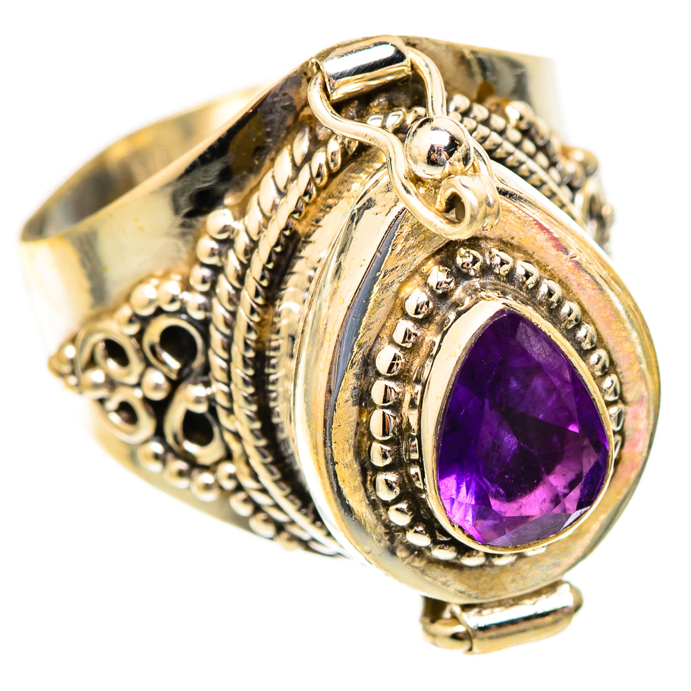 Brazilian Amethyst Rings handcrafted by Anasilvercos - RING117349 - Photo 2