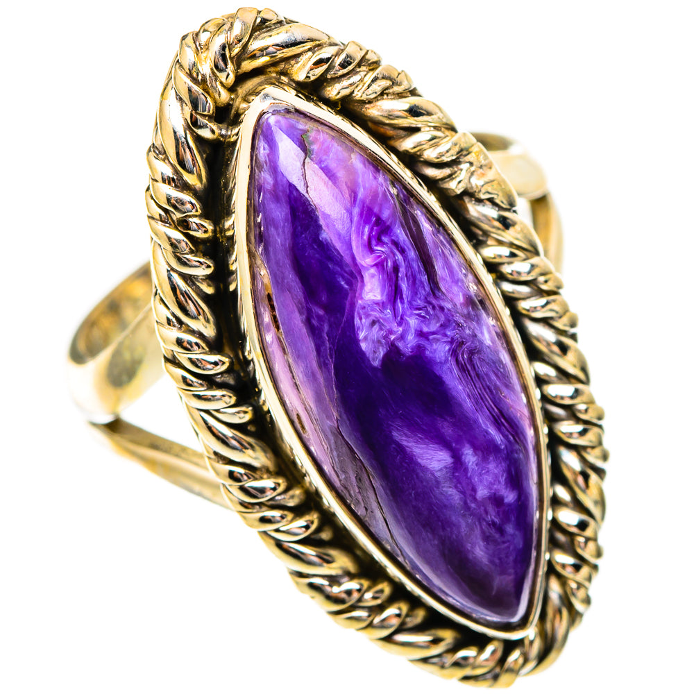 Charoite Rings handcrafted by Anasilvercos - RING117351 - Photo 2