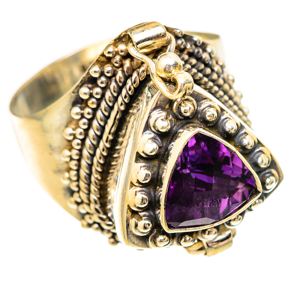 Brazilian Amethyst Rings handcrafted by Anasilvercos - RING117352 - Photo 2