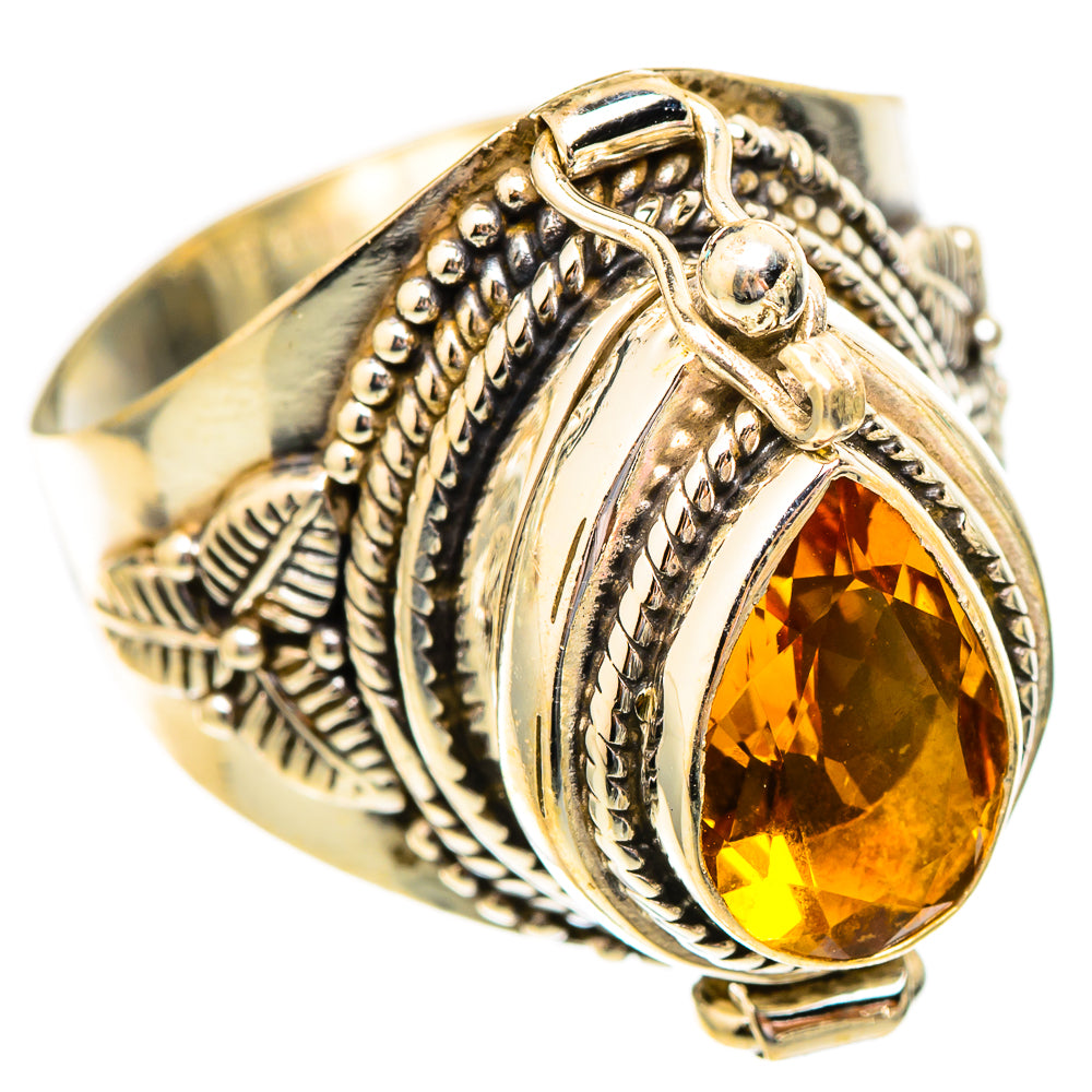 Mandarin Citrine Rings handcrafted by Anasilvercos - RING117365 - Photo 2