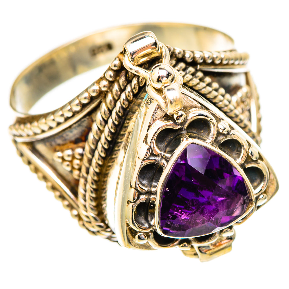 Brazilian Amethyst Rings handcrafted by Anasilvercos - RING117366 - Photo 2