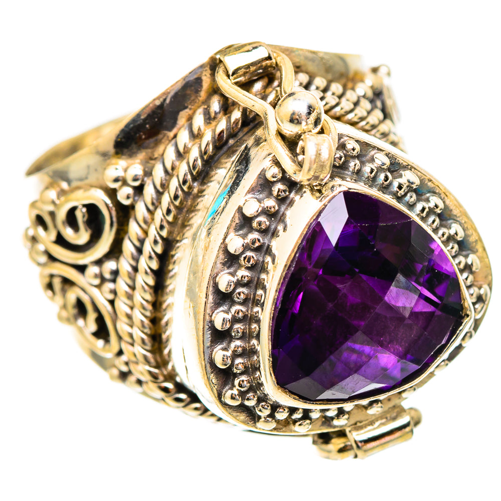 Brazilian Amethyst Rings handcrafted by Anasilvercos - RING117367 - Photo 2
