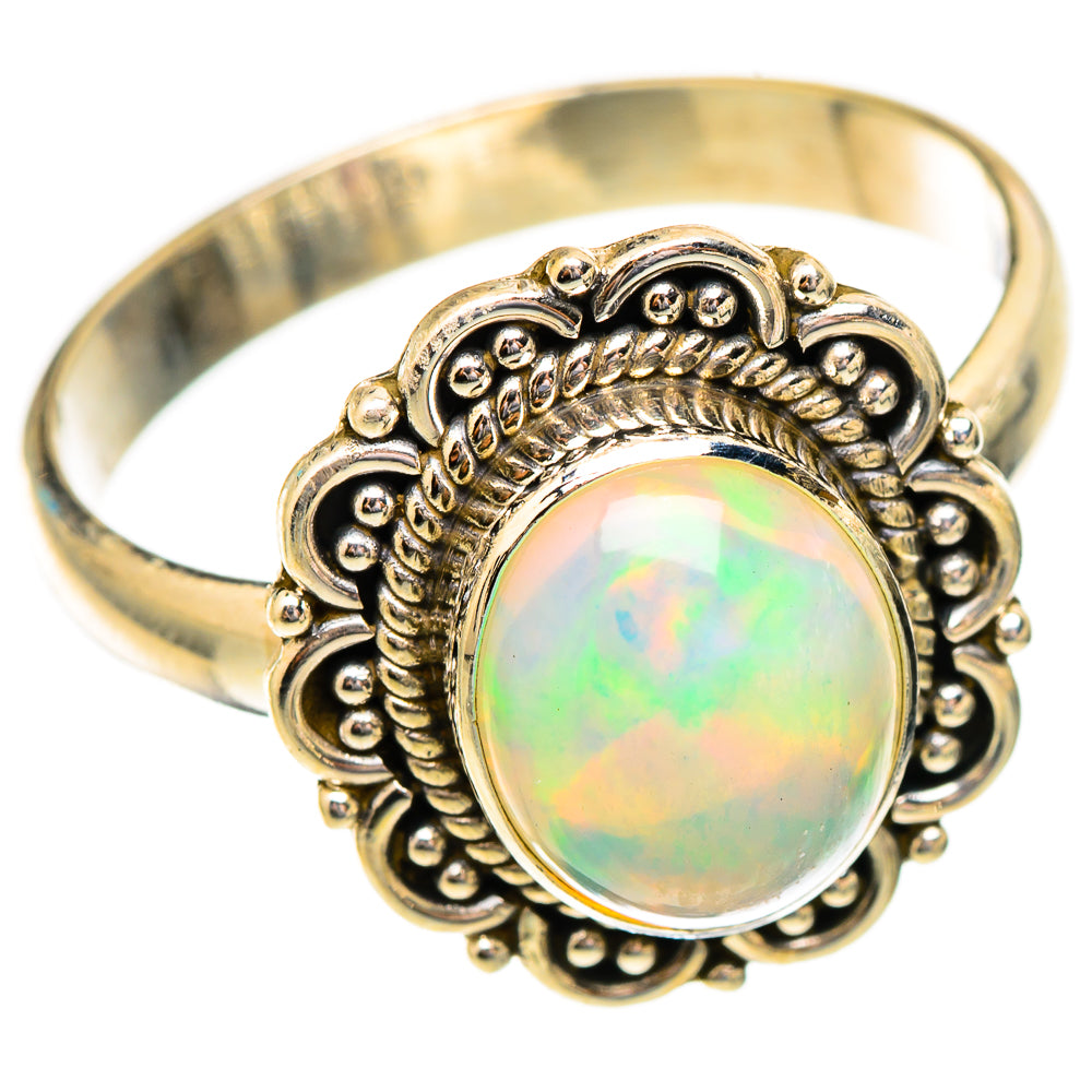 Ethiopian Opal Rings handcrafted by Anasilvercos - RING117376 - Photo 2