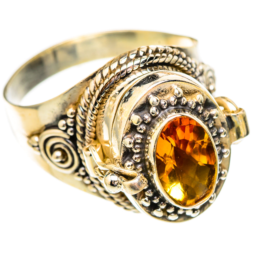 Mandarin Citrine Rings handcrafted by Anasilvercos - RING117383 - Photo 2