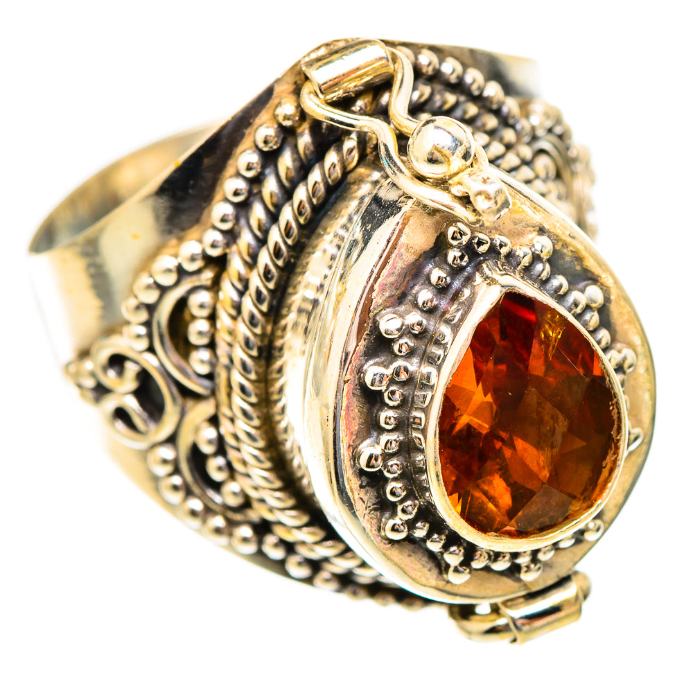Mandarin Citrine Rings handcrafted by Anasilvercos - RING117384 - Photo 2