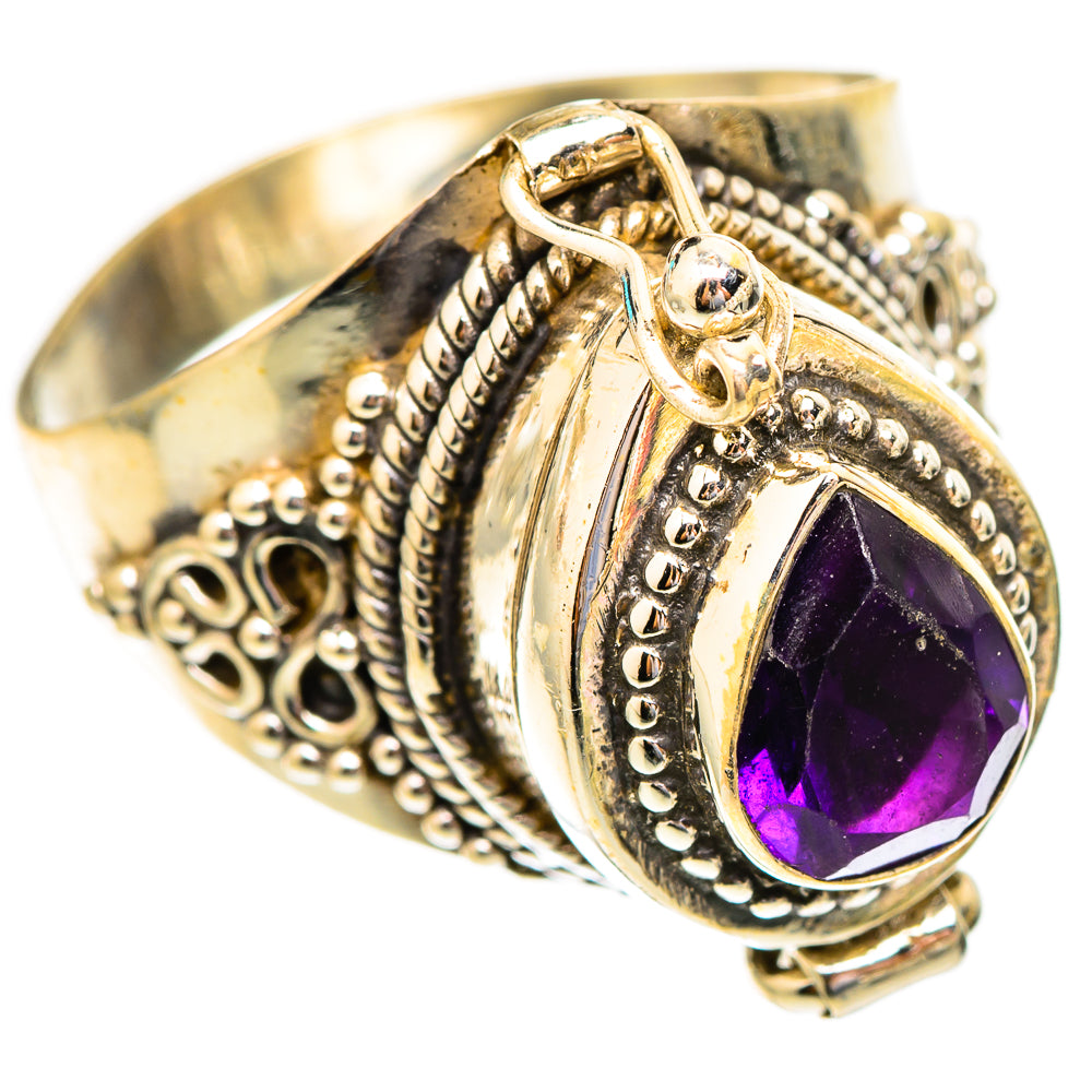 Brazilian Amethyst Rings handcrafted by Anasilvercos - RING117386 - Photo 2