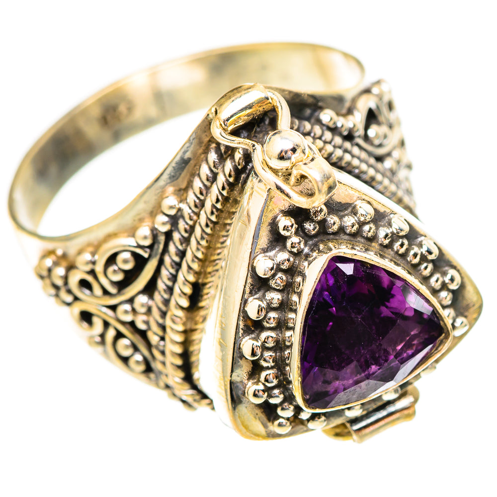 Brazilian Amethyst Rings handcrafted by Anasilvercos - RING117388 - Photo 2