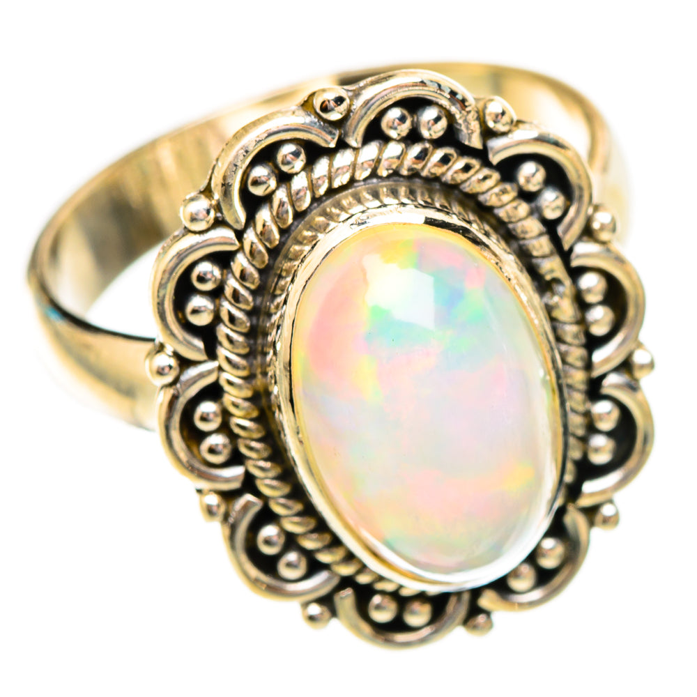 Ethiopian Opal Rings handcrafted by Anasilvercos - RING117399 - Photo 2