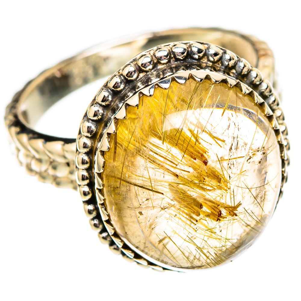 Rutilated Quartz Rings handcrafted by Anasilvercos - RING117420 - Photo 2