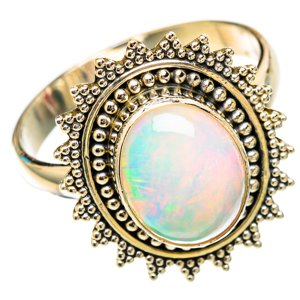 Ethiopian Opal Rings handcrafted by Anasilvercos - RING117428 - Photo 2