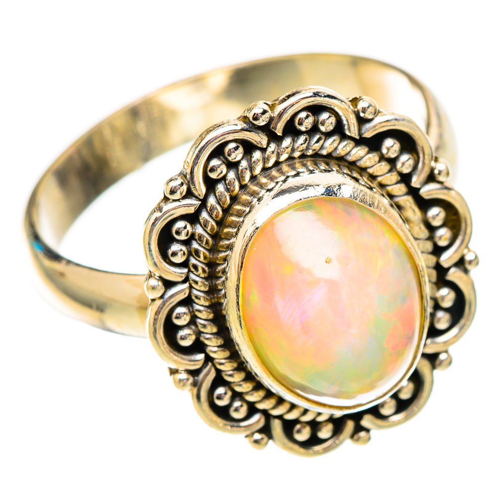 Ethiopian Opal Rings handcrafted by Anasilvercos - RING117429 - Photo 2