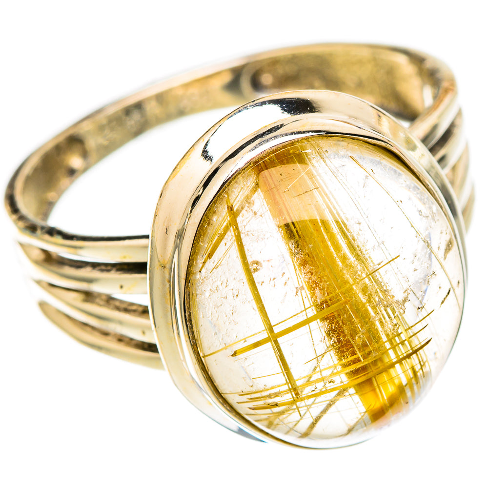 Rutilated Quartz Rings handcrafted by Anasilvercos - RING117448 - Photo 2