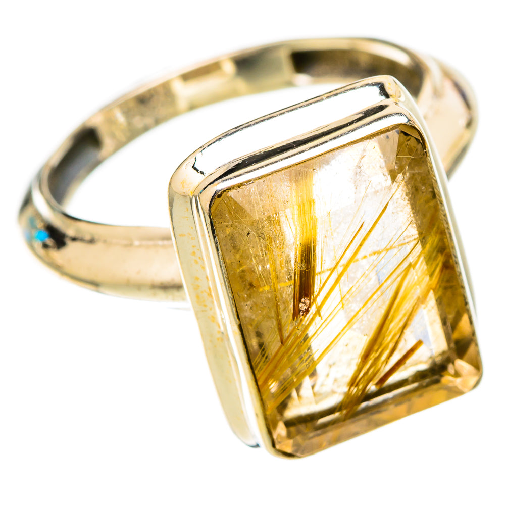 Rutilated Quartz Rings handcrafted by Anasilvercos - RING117449 - Photo 2