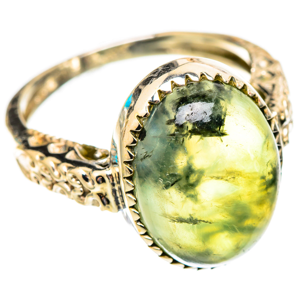 Prehnite Rings handcrafted by Anasilvercos - RING117464 - Photo 2