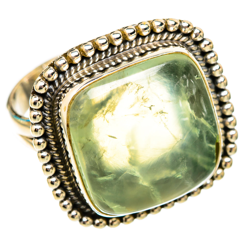 Prehnite Rings handcrafted by Anasilvercos - RING117465 - Photo 2