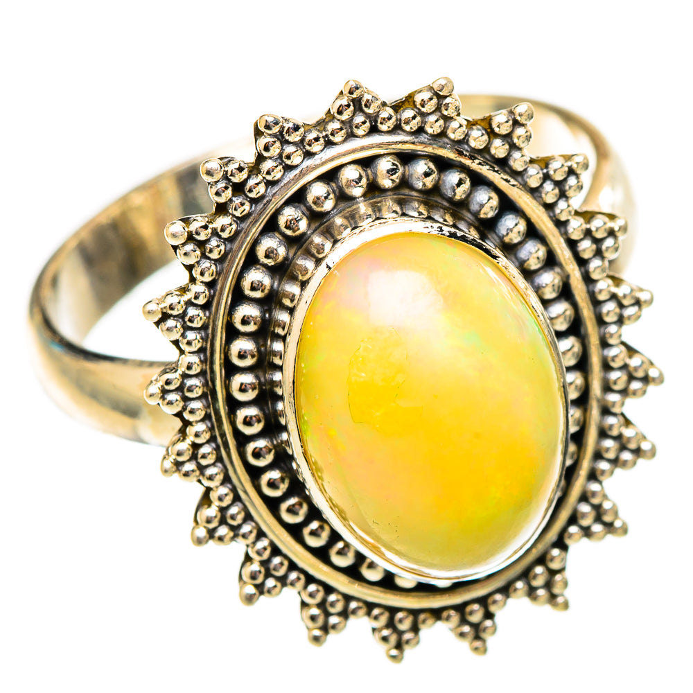 Ethiopian Opal Rings handcrafted by Anasilvercos - RING117483 - Photo 2