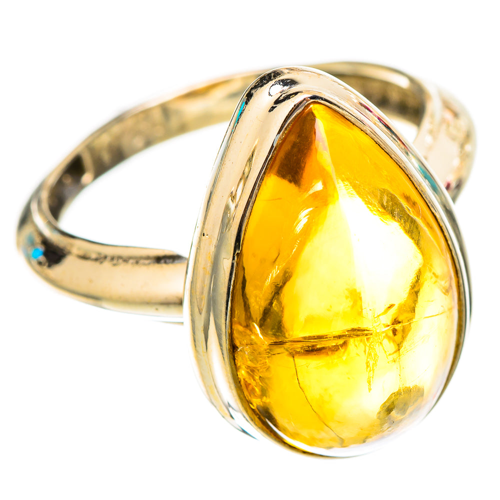 Citrine Sugarloaf Rings handcrafted by Anasilvercos - RING117494 - Photo 2
