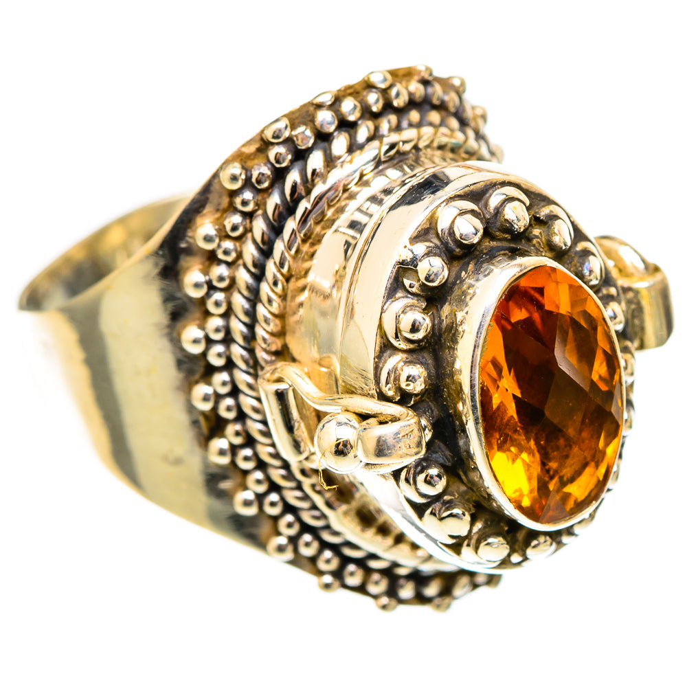 Mandarin Citrine Rings handcrafted by Anasilvercos - RING117495 - Photo 2