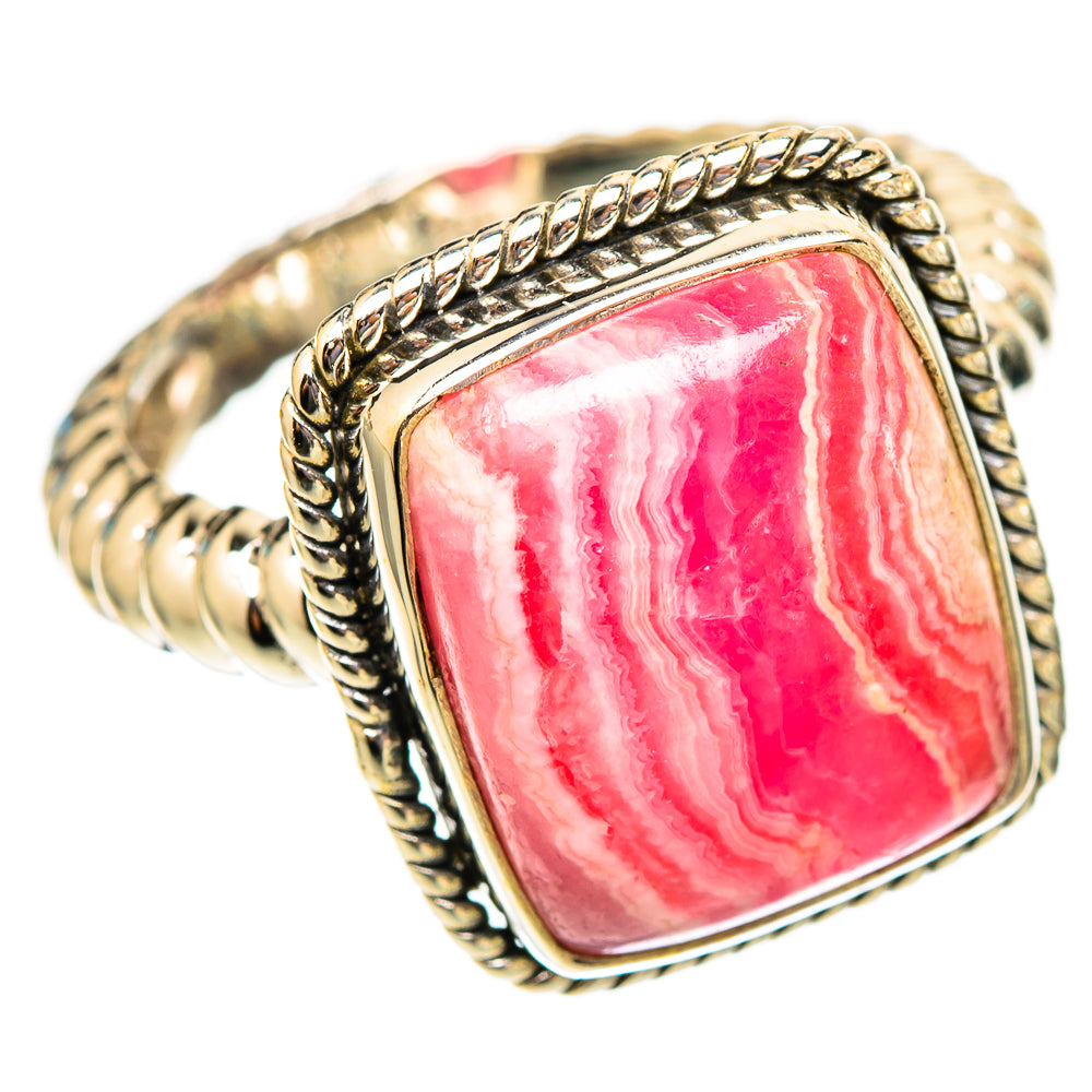Rhodochrosite Rings handcrafted by Anasilvercos - RING117496 - Photo 2
