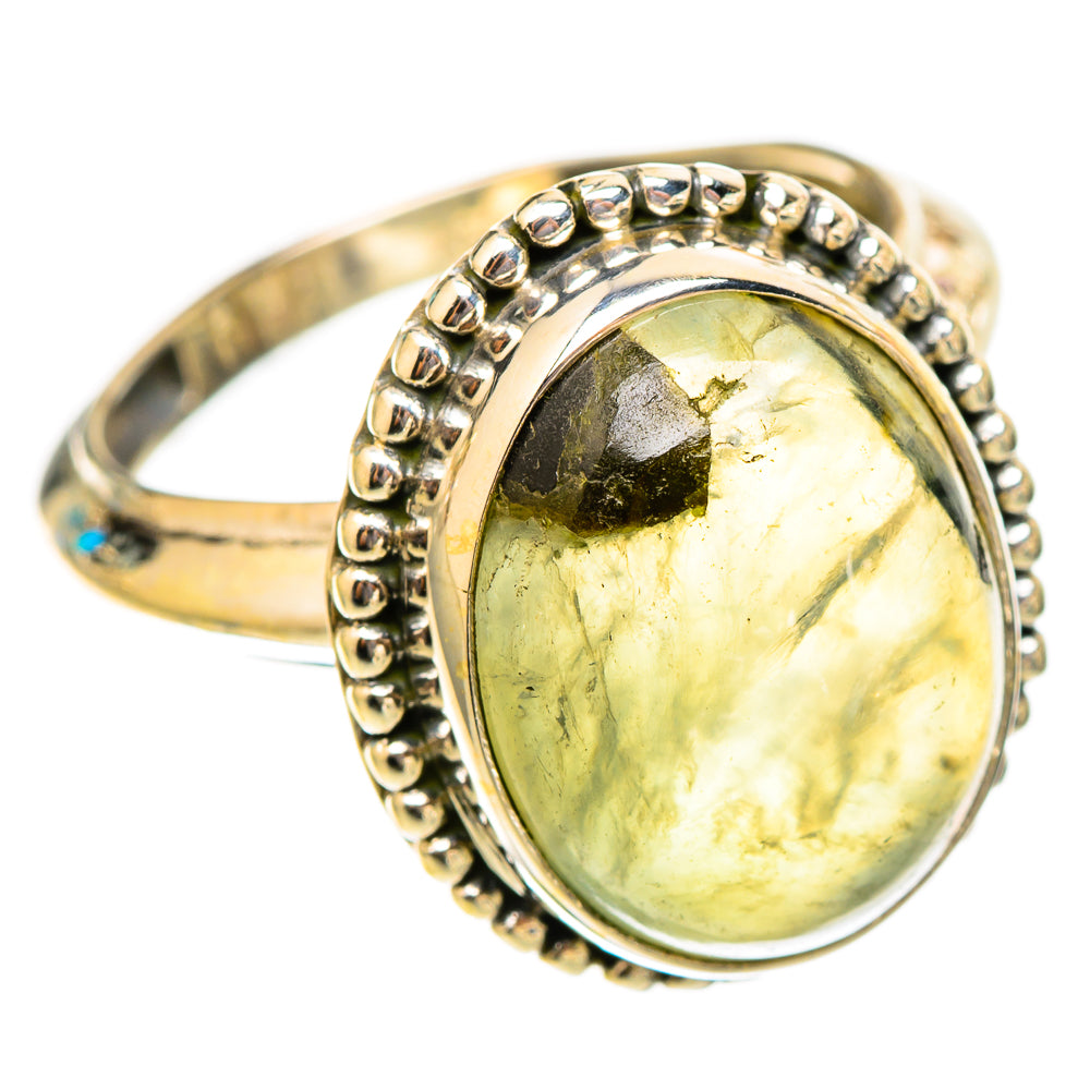 Prehnite Rings handcrafted by Anasilvercos - RING117516 - Photo 2