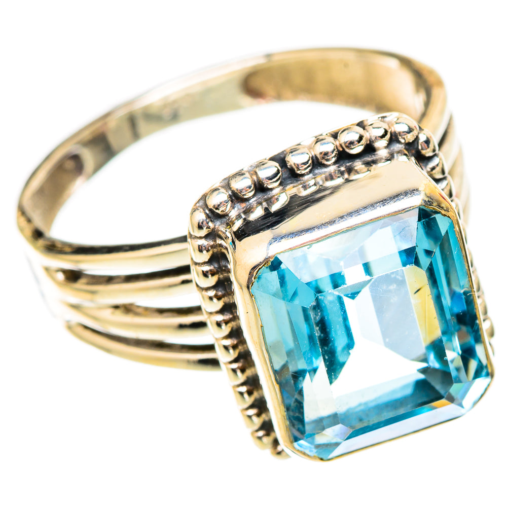 Blue Topaz Rings handcrafted by Anasilvercos - RING117537 - Photo 2