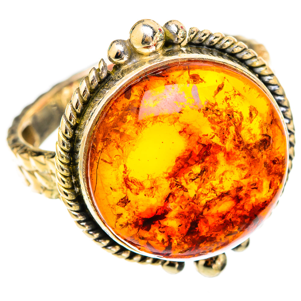 Baltic Amber Rings handcrafted by Anasilvercos - RING117540 - Photo 2