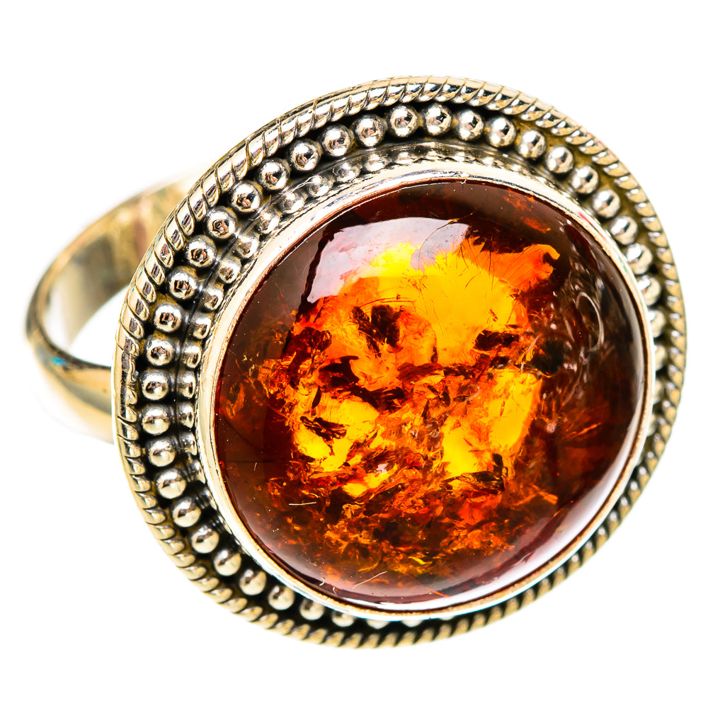 Baltic Amber Rings handcrafted by Anasilvercos - RING117541 - Photo 2