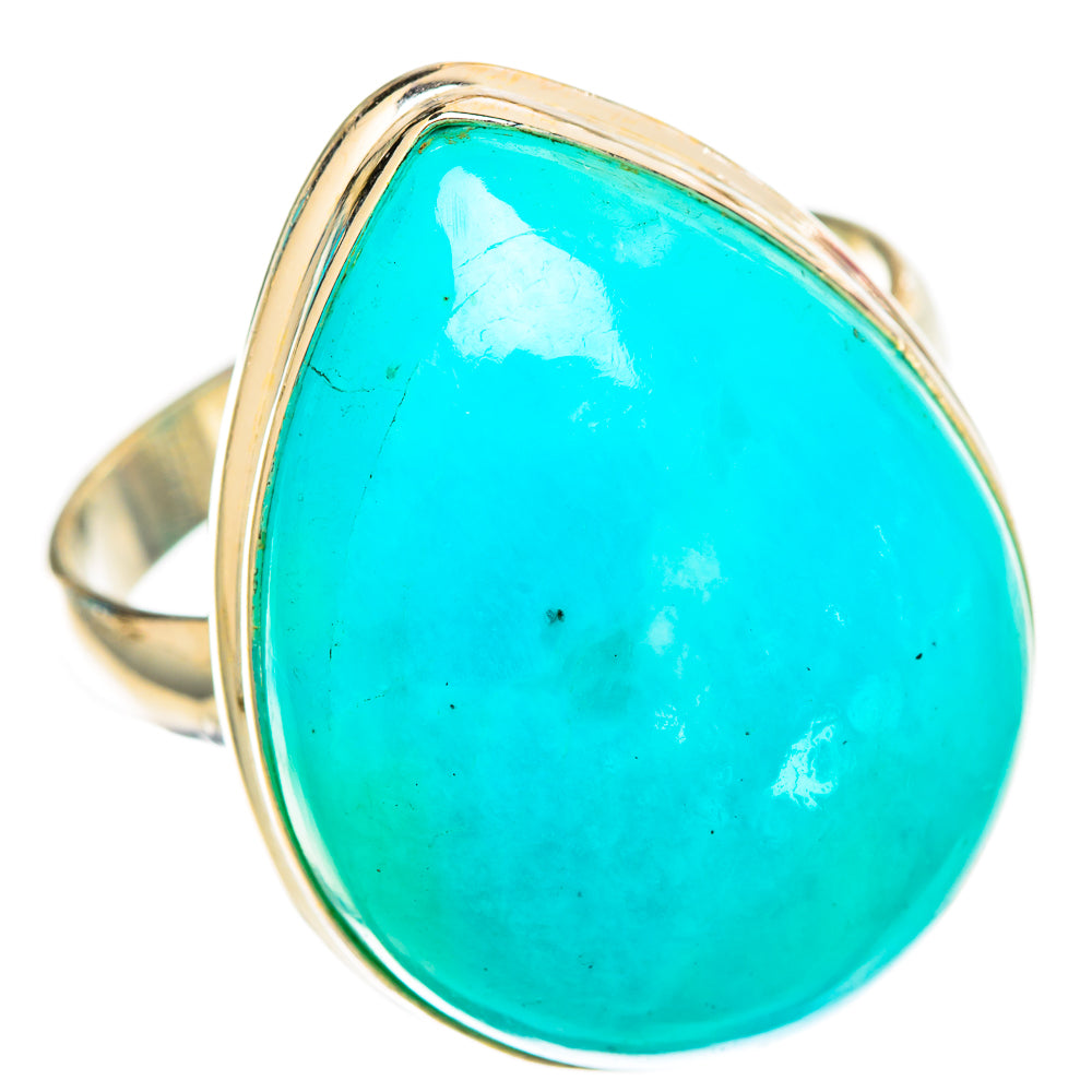 Peruvian Amazonite Rings handcrafted by Anasilvercos - RING117562 - Photo 2