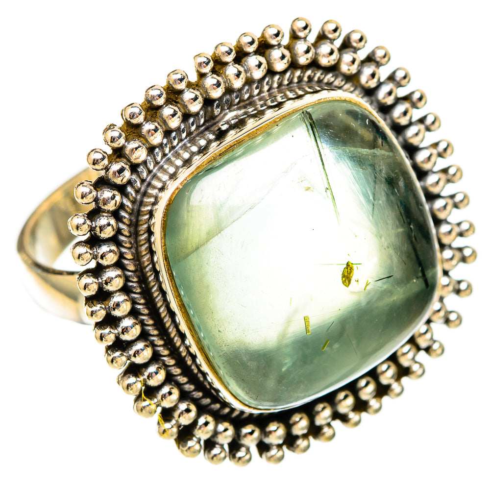 Prehnite Rings handcrafted by Anasilvercos - RING117574 - Photo 2
