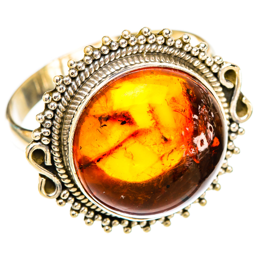 Baltic Amber Rings handcrafted by Anasilvercos - RING117580 - Photo 2