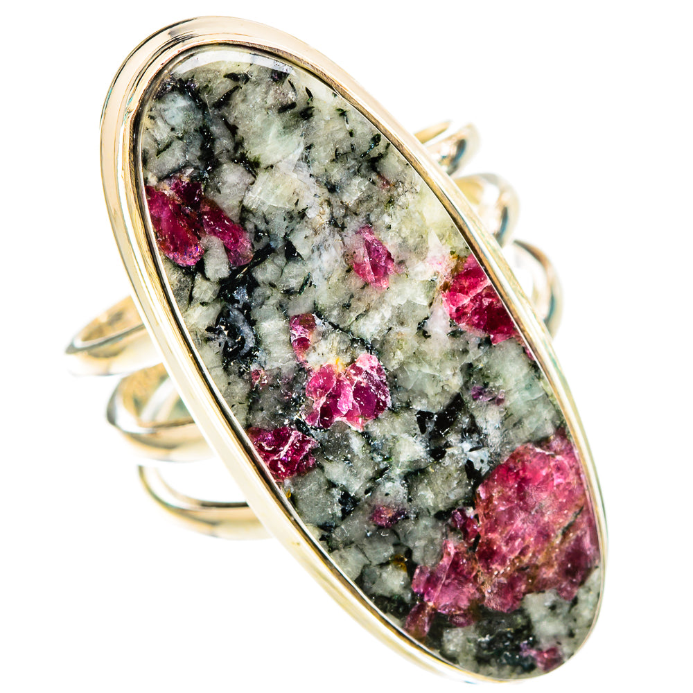 Russian Eudialyte Rings handcrafted by Anasilvercos - RING117586 - Photo 2