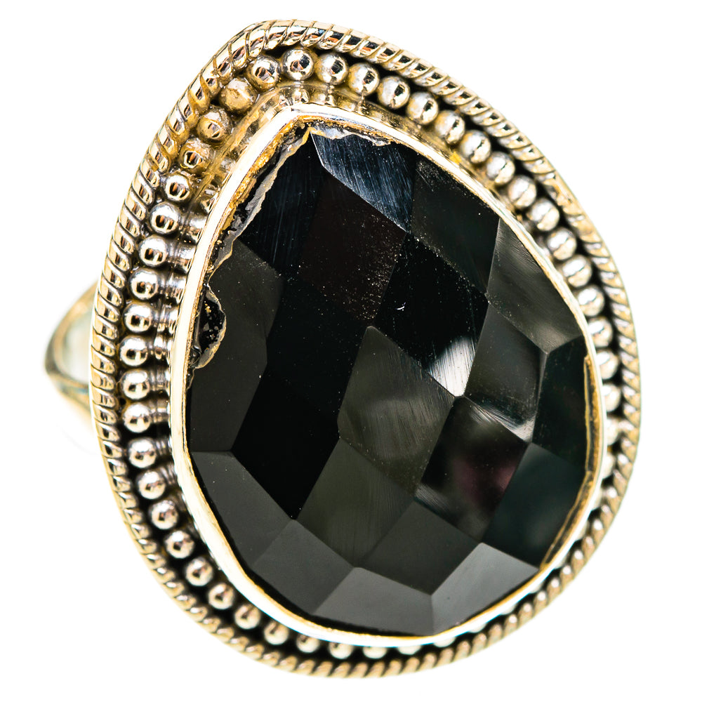 Black Onyx Rings handcrafted by Anasilvercos - RING117587 - Photo 2