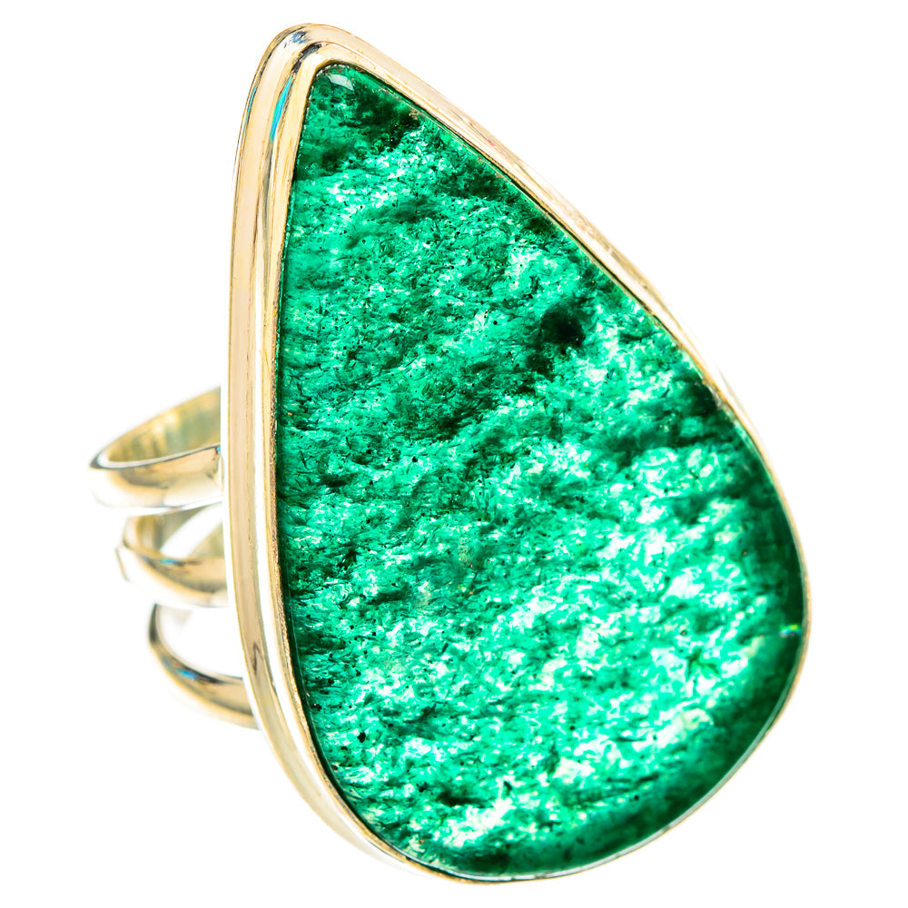 Green Aventurine Rings handcrafted by Anasilvercos - RING117610 - Photo 2