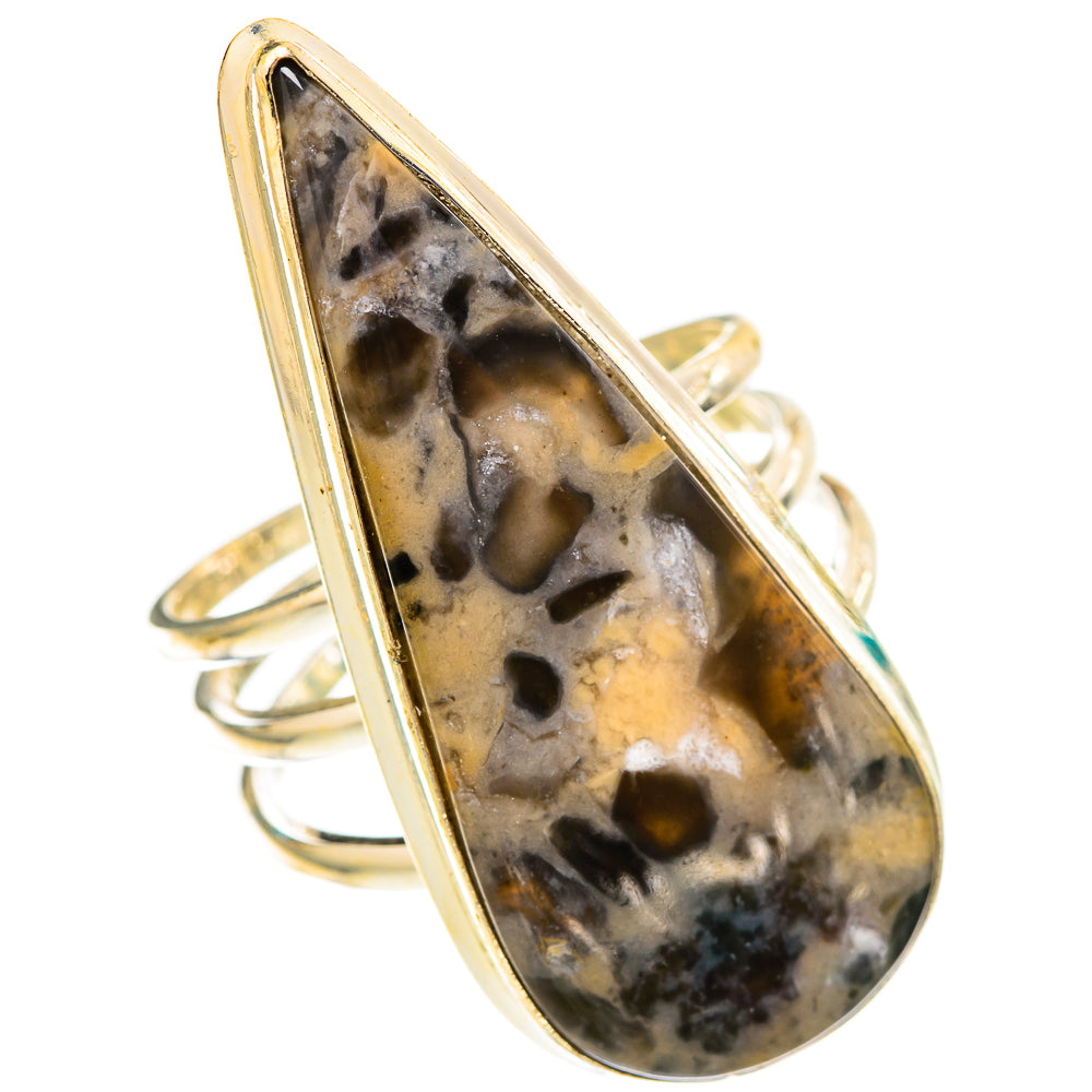 Tiger Dendrite Agate Rings handcrafted by Anasilvercos - RING117612 - Photo 2