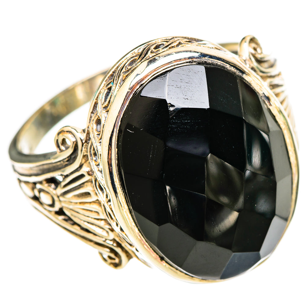 Black Onyx Rings handcrafted by Anasilvercos - RING117618 - Photo 2