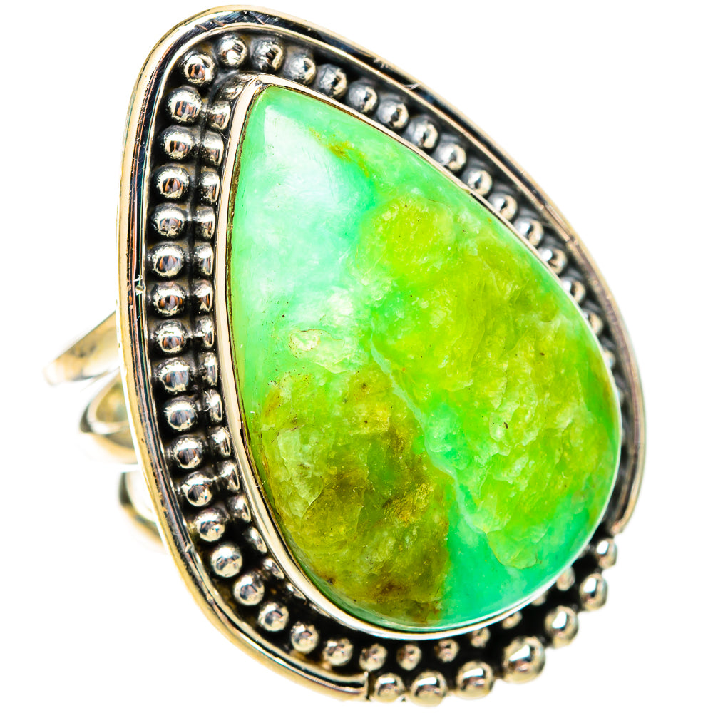 Peruvian Opal Rings handcrafted by Anasilvercos - RING117636 - Photo 2