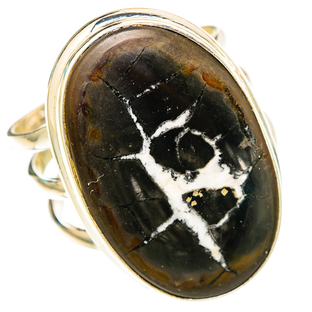 Septarian Geode Rings handcrafted by Anasilvercos - RING117646 - Photo 2