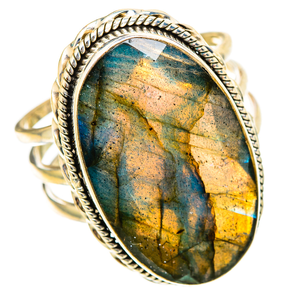 Labradorite Rings handcrafted by Anasilvercos - RING117657 - Photo 2