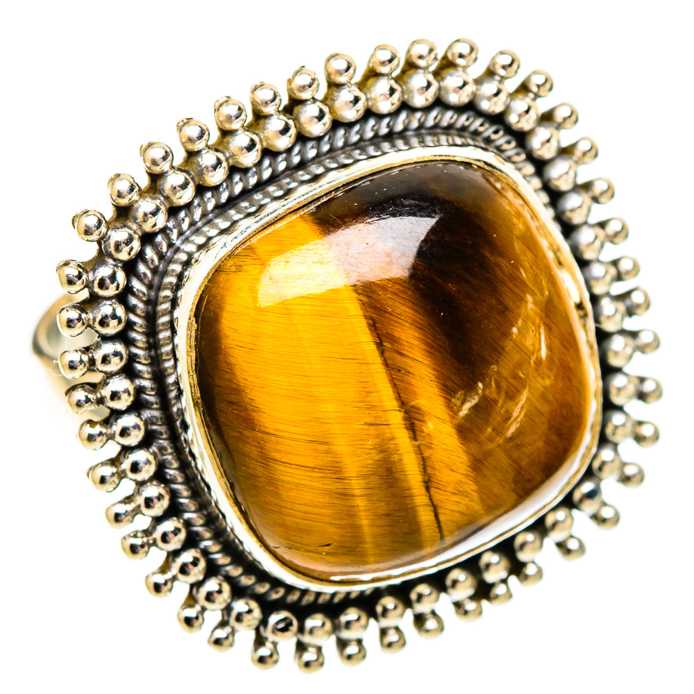 Tiger Eye Rings handcrafted by Anasilvercos - RING117671 - Photo 2
