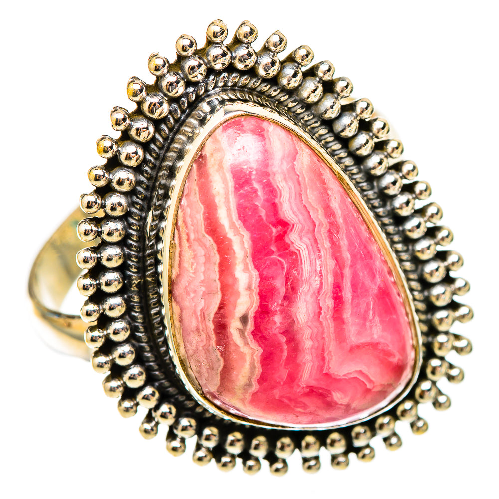Rhodochrosite Rings handcrafted by Anasilvercos - RING117672 - Photo 2
