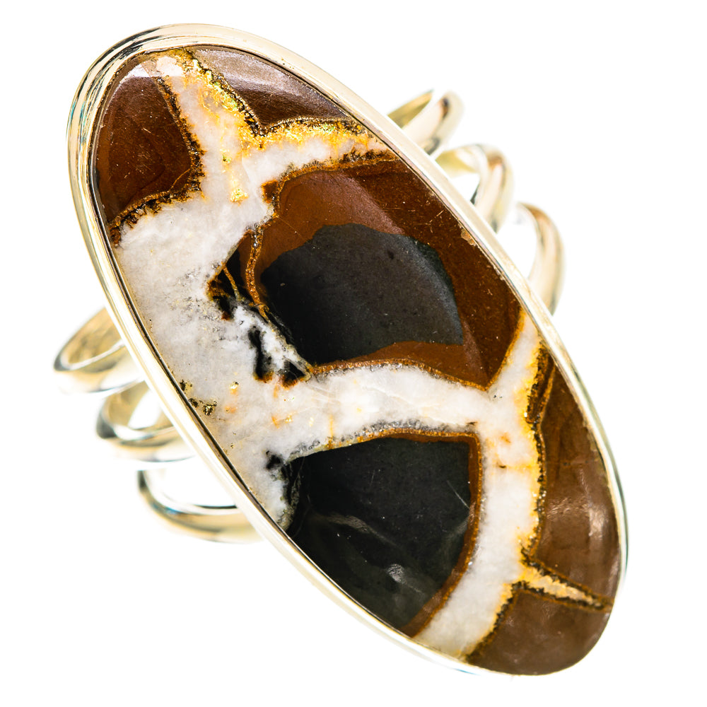 Septarian Geode Rings handcrafted by Anasilvercos - RING117698 - Photo 2